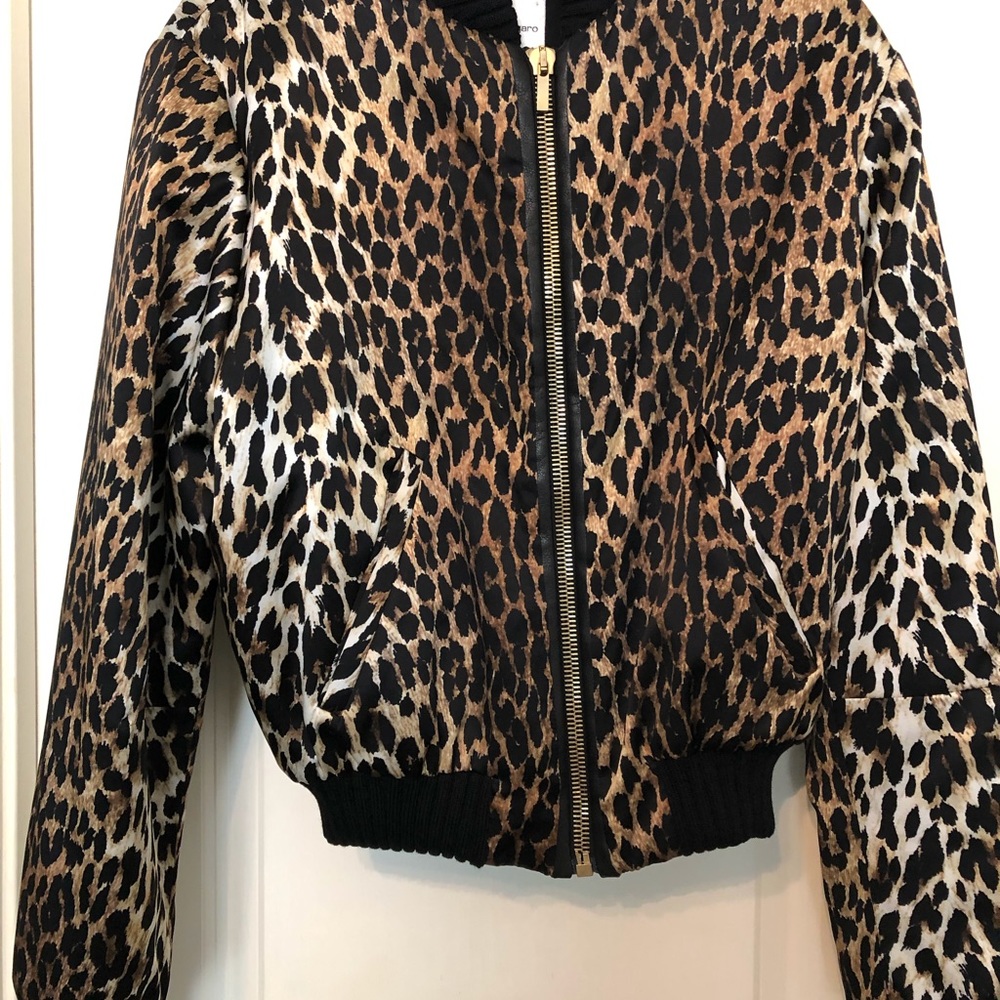 Emanuel Ungaro Bomber Jacket in Leopard Print